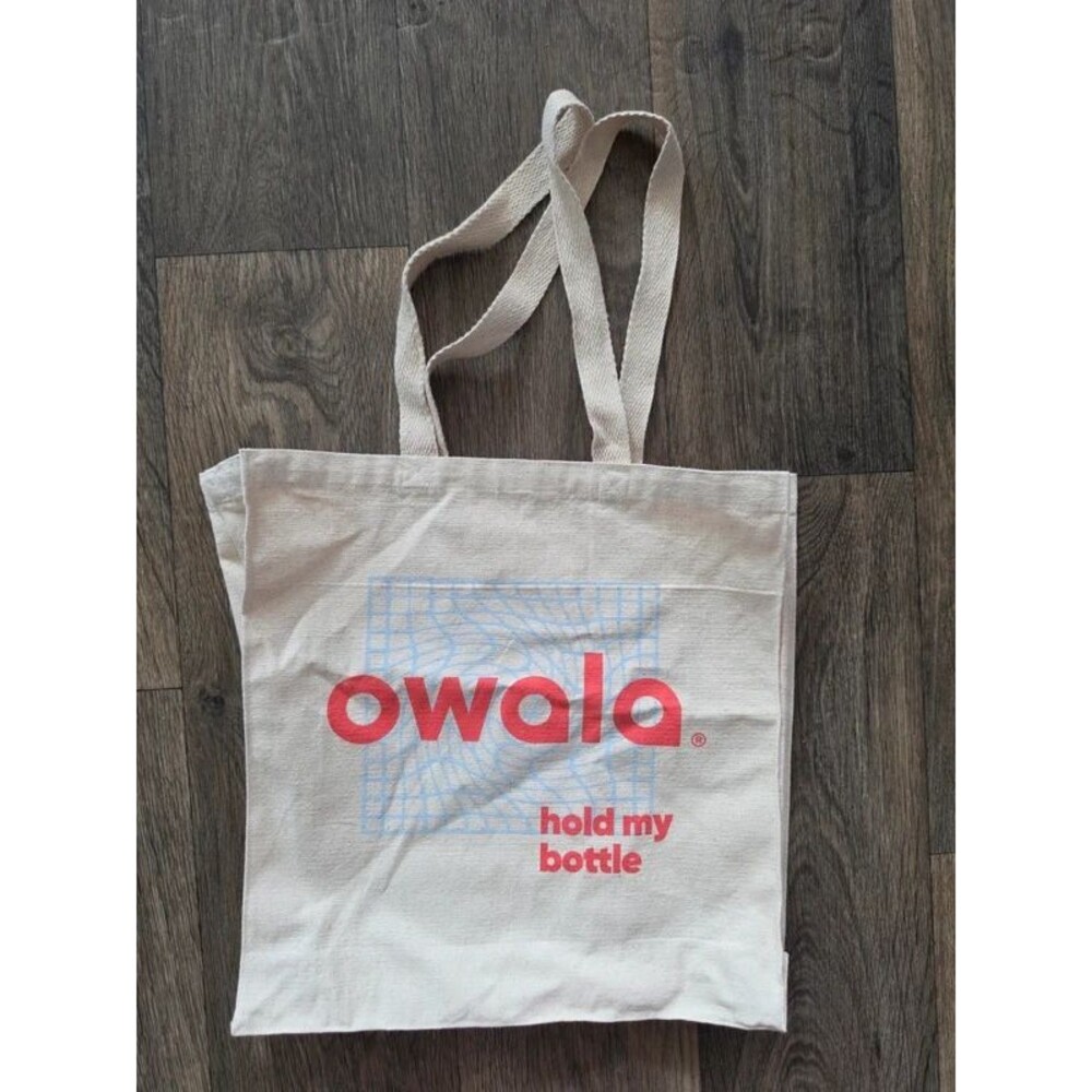 Owala “Hold My Bottle” Canvas Tote